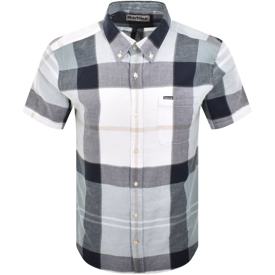 Image number 1 for Barbour Douglas Short Sleeved Shirt Green