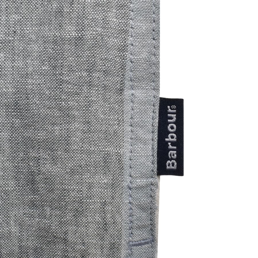 Image number 3 for Barbour Portwell Short Sleeve Shirt Navy