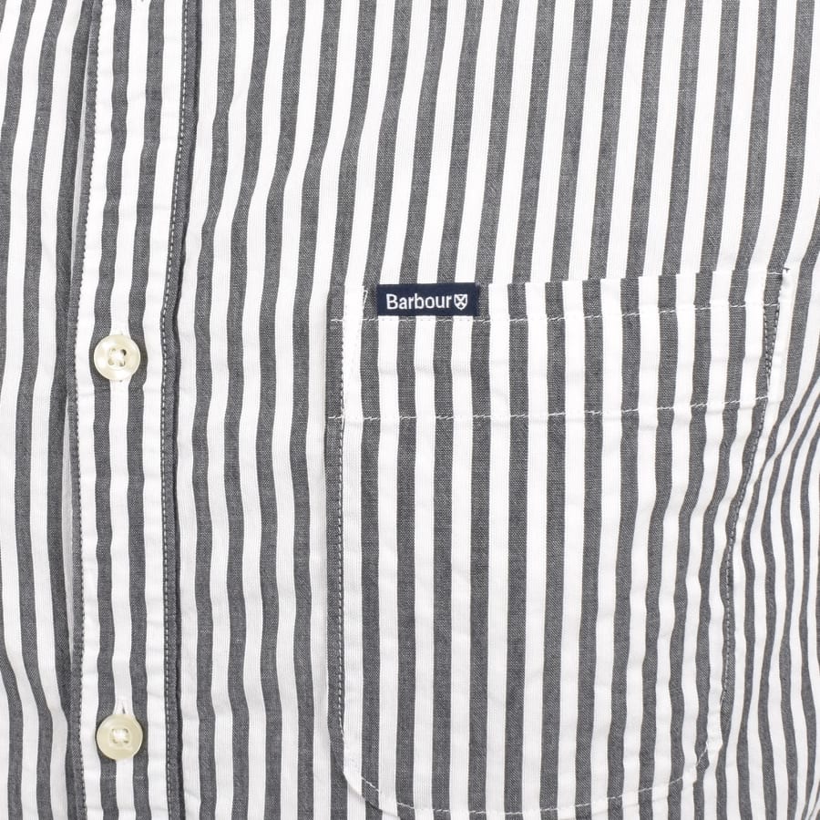 Image number 3 for Barbour Cresswell Short Sleeve Shirt Navy