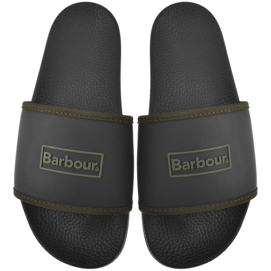 Image number 1 for Barbour Cresswell Sliders Black