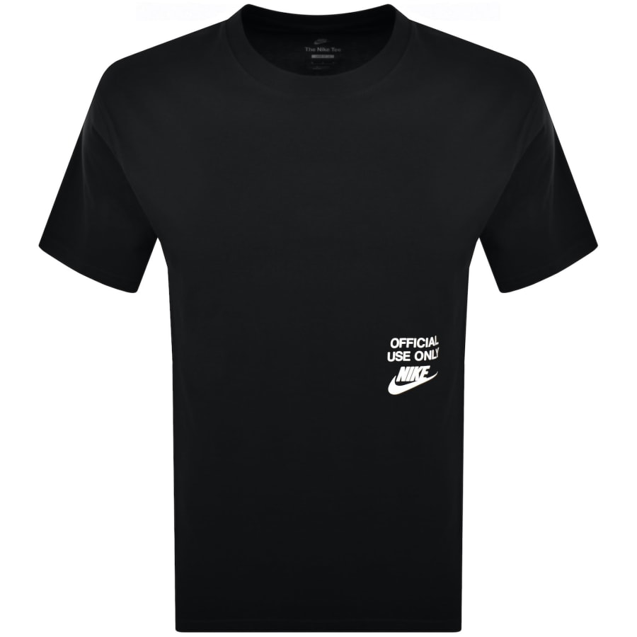 Image number 2 for Nike Crew Neck Max 90 T Shirt Black