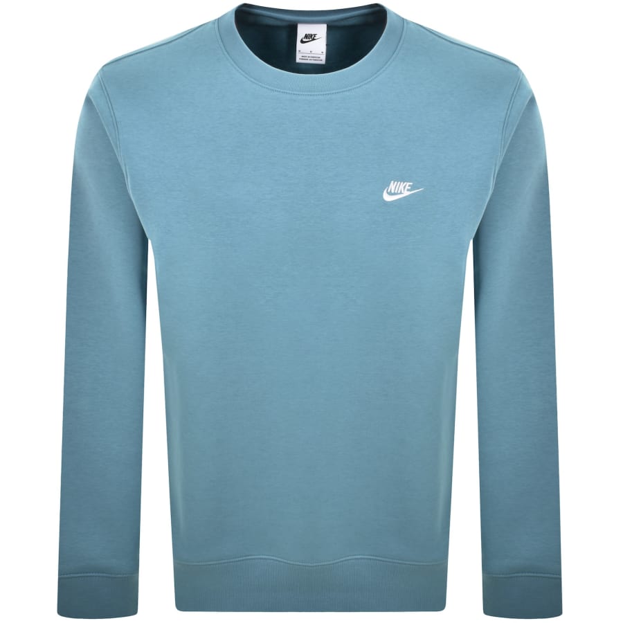 Image number 1 for Nike Crew Neck Club Sweatshirt Blue