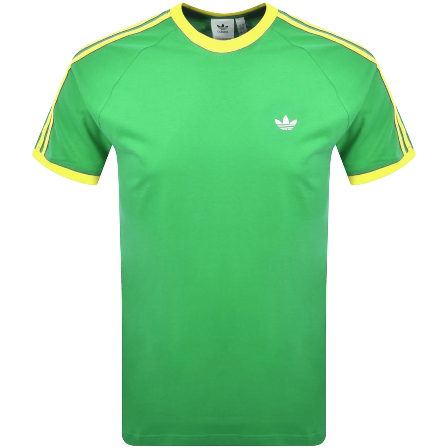 Image number 2 for adidas Originals Cali Tee T Shirt Green
