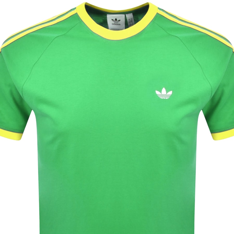 Image number 3 for adidas Originals Cali Tee T Shirt Green