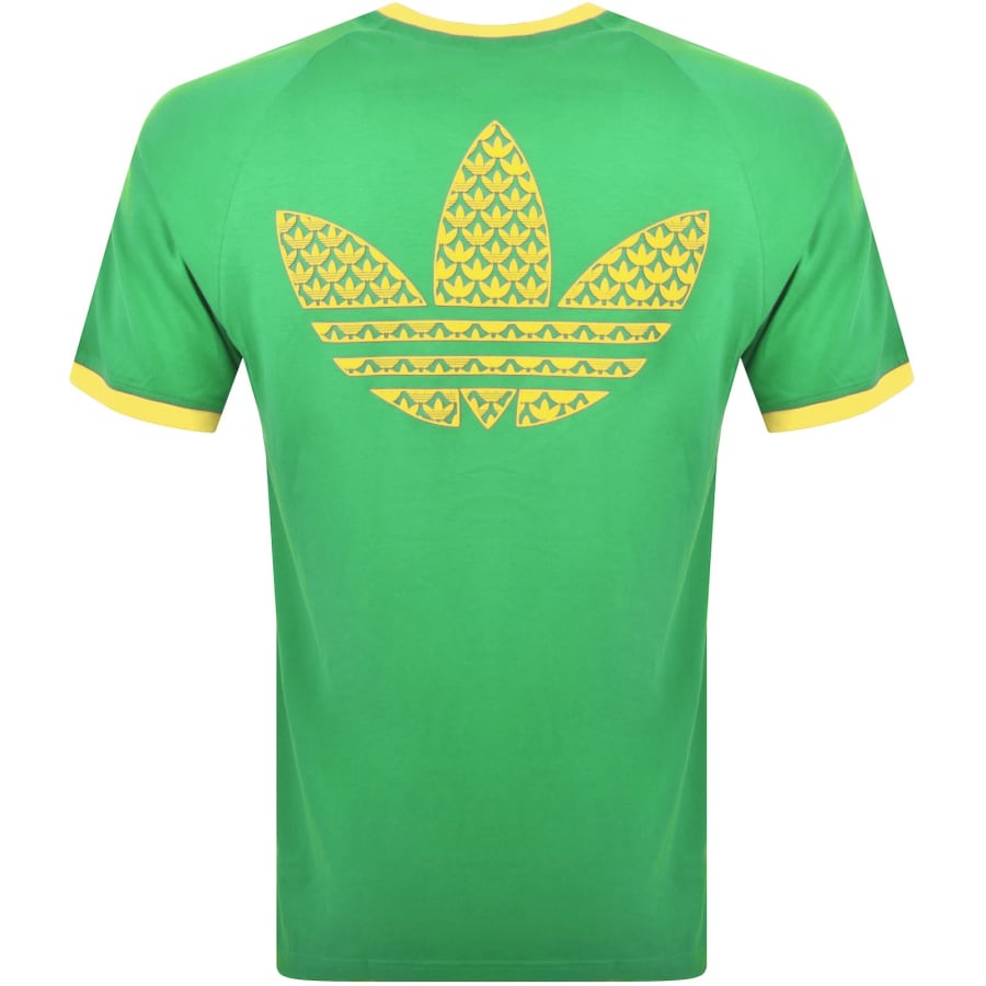 Image number 5 for adidas Originals Cali Tee T Shirt Green