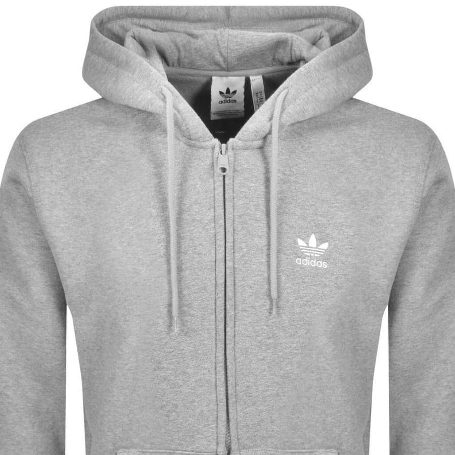 Image number 2 for adidas Originals Trefoil Hoodie Grey