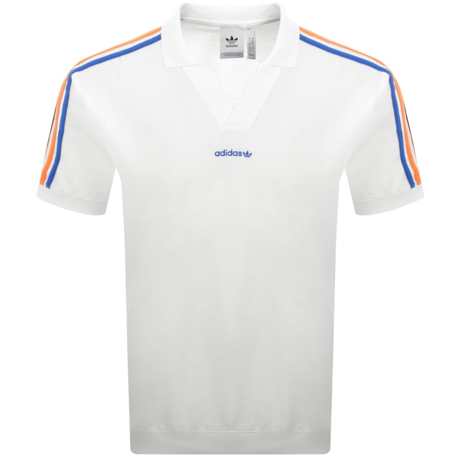 Image number 1 for adidas Originals Short Sleeve Polo White