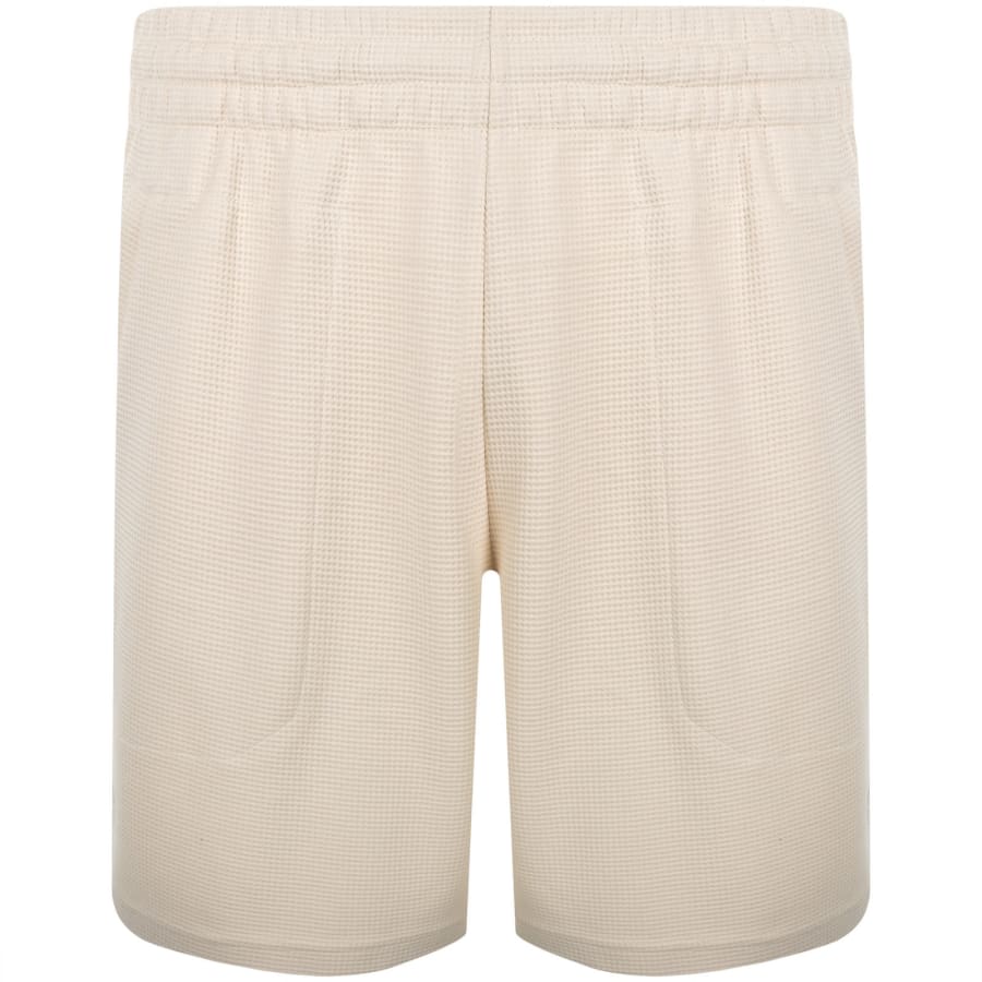 Image number 1 for adidas Originals Trefoil Waffle Shorts Beige