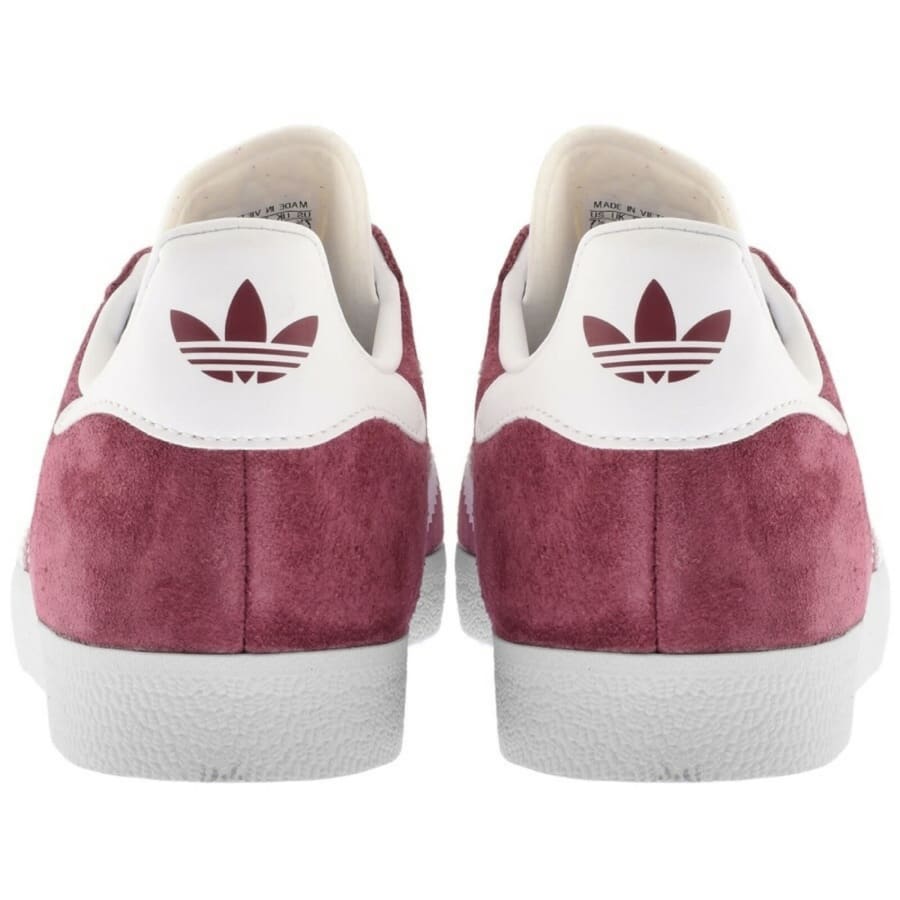 Image number 2 for adidas Originals Gazelle Trainers Burgundy