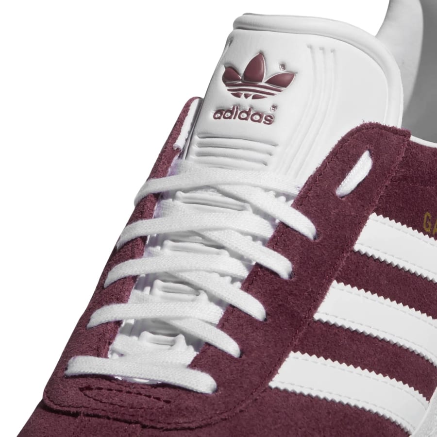 Image number 4 for adidas Originals Gazelle Trainers Burgundy