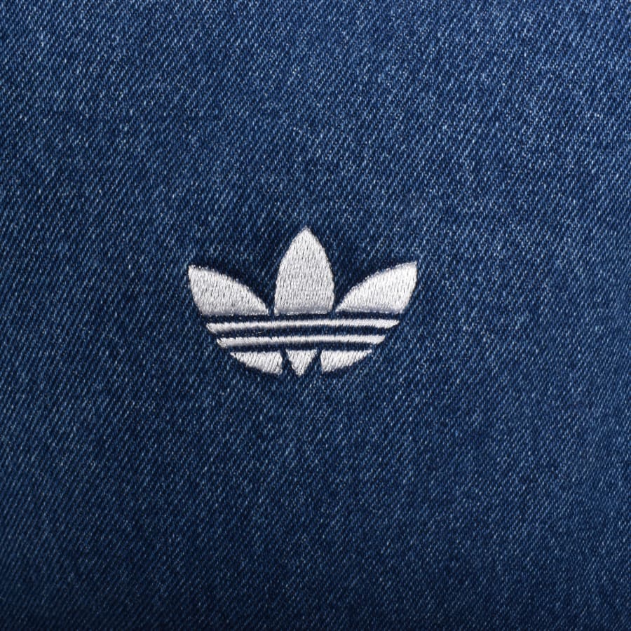 Image number 4 for adidas Originals Denim Firebird Jacket Blue