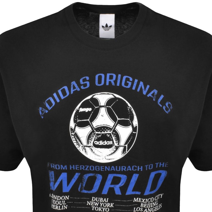 Image number 2 for adidas Originals 90s FTBL T Shirt Black