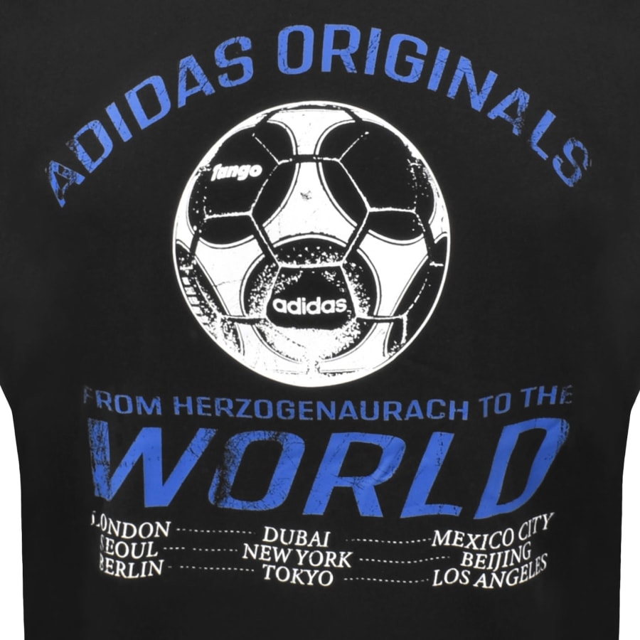 Image number 3 for adidas Originals 90s FTBL T Shirt Black