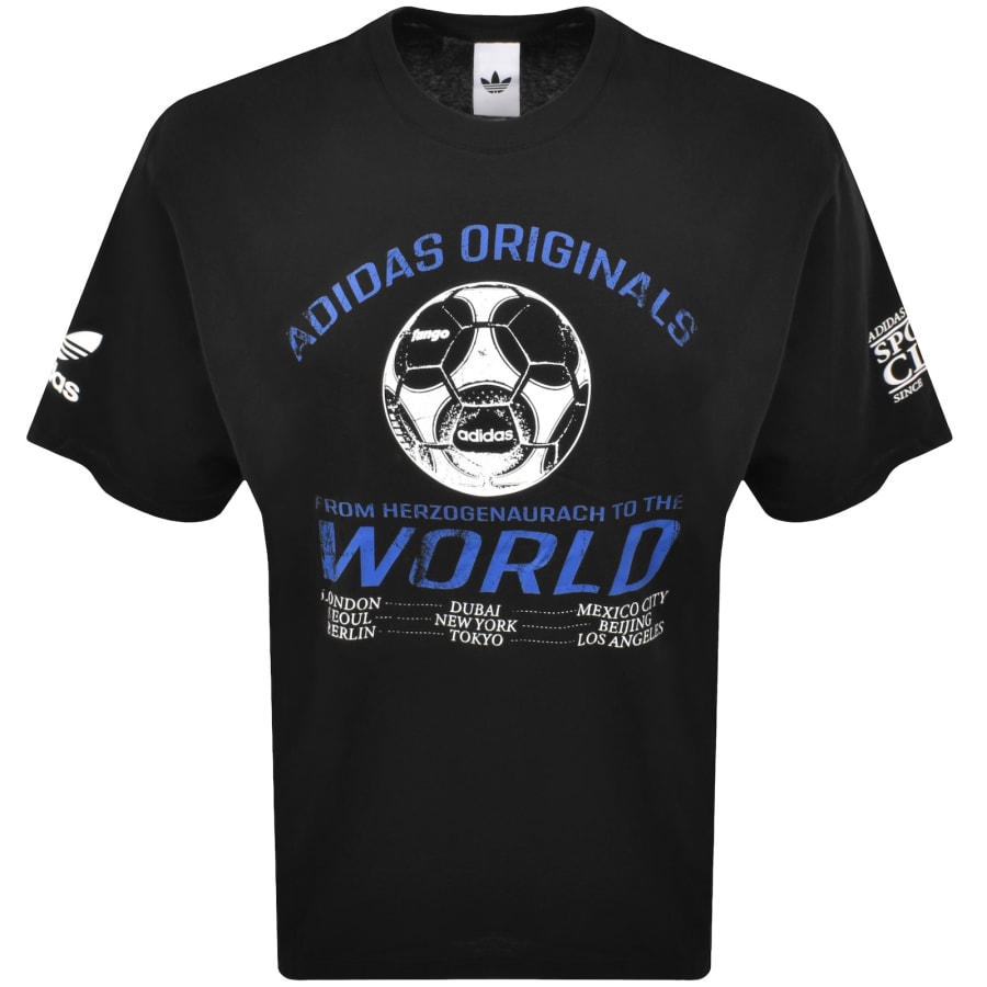 Image number 1 for adidas Originals 90s FTBL T Shirt Black