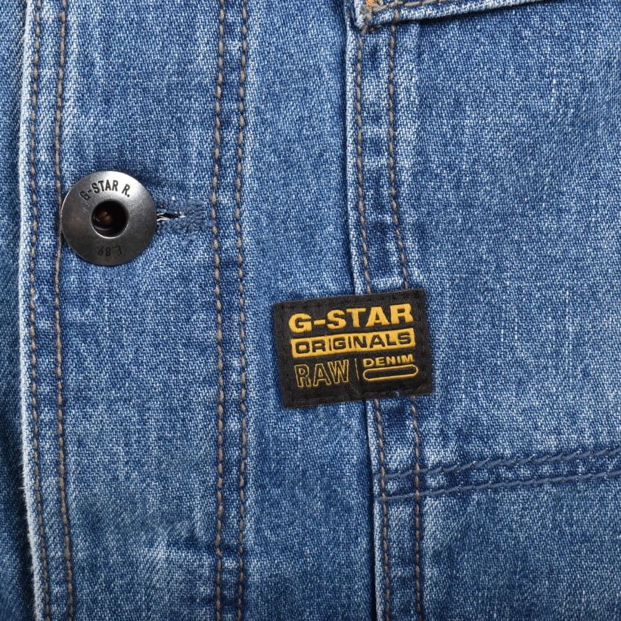 Image number 4 for G-Star Mosa Denim Overshirt Blue