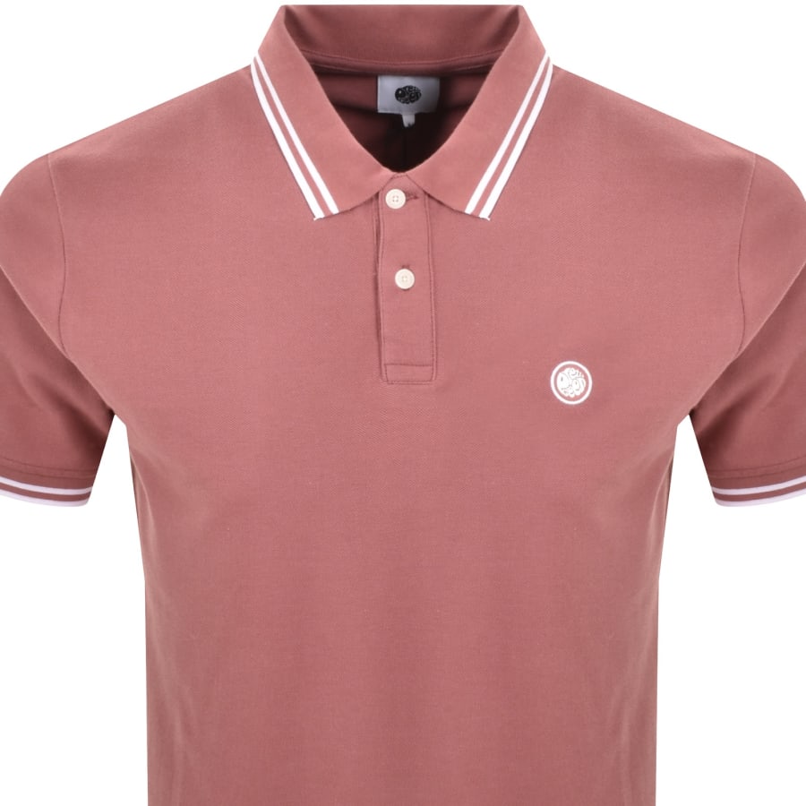 Image number 2 for Pretty Green Barton Polo T Shirt Ruby