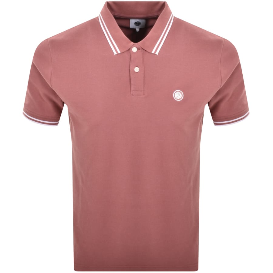 Image number 1 for Pretty Green Barton Polo T Shirt Ruby