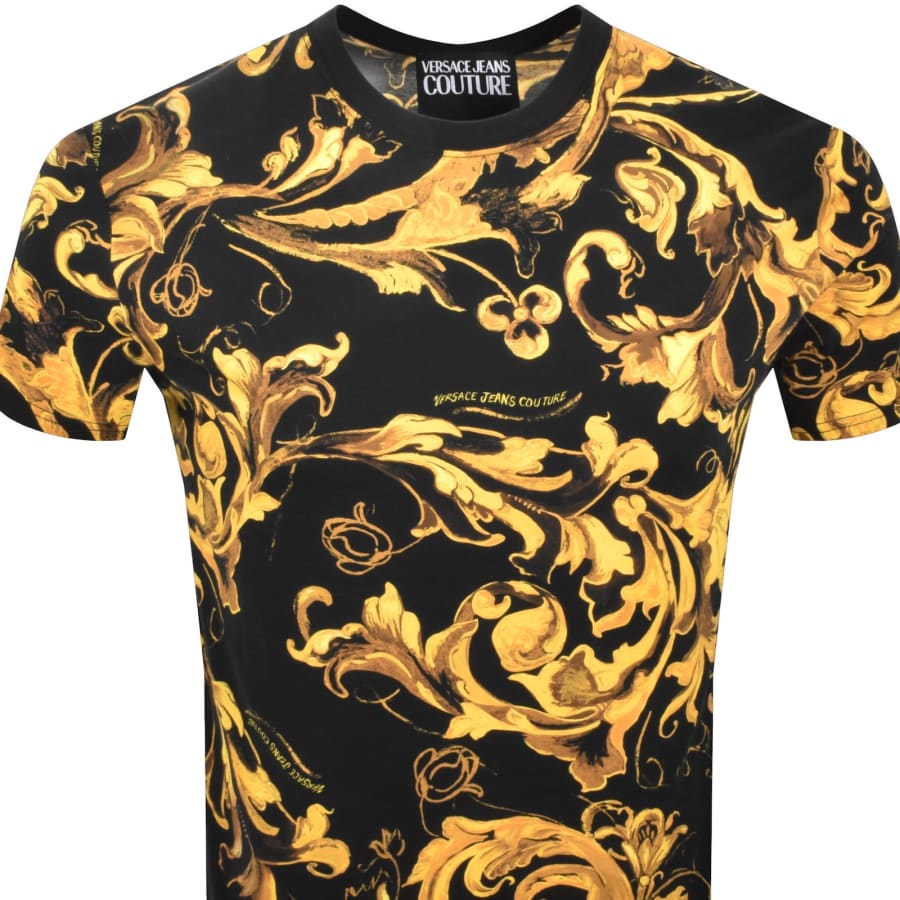 Image number 2 for Versace Jeans Couture Slim Fit T Shirt Black