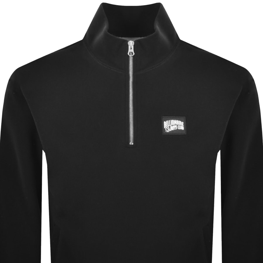 Image number 2 for Billionaire Boys Club Quarter Zip Sweatshirt Black