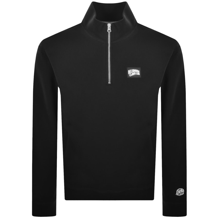 Image number 1 for Billionaire Boys Club Quarter Zip Sweatshirt Black