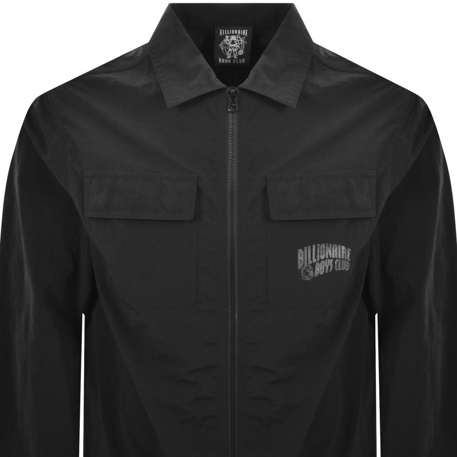 Image number 3 for Billionaire Boys Club Nylon Overshirt Black
