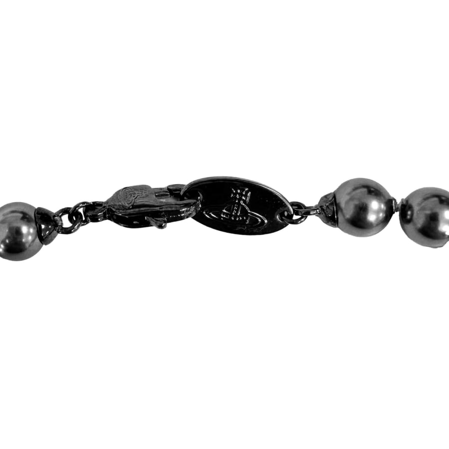 Image number 3 for Vivienne Westwood Olympia Pearl Necklace Silver