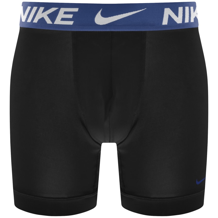 Image number 2 for Nike Essential Micro 3 Pack Boxer Briefs Black
