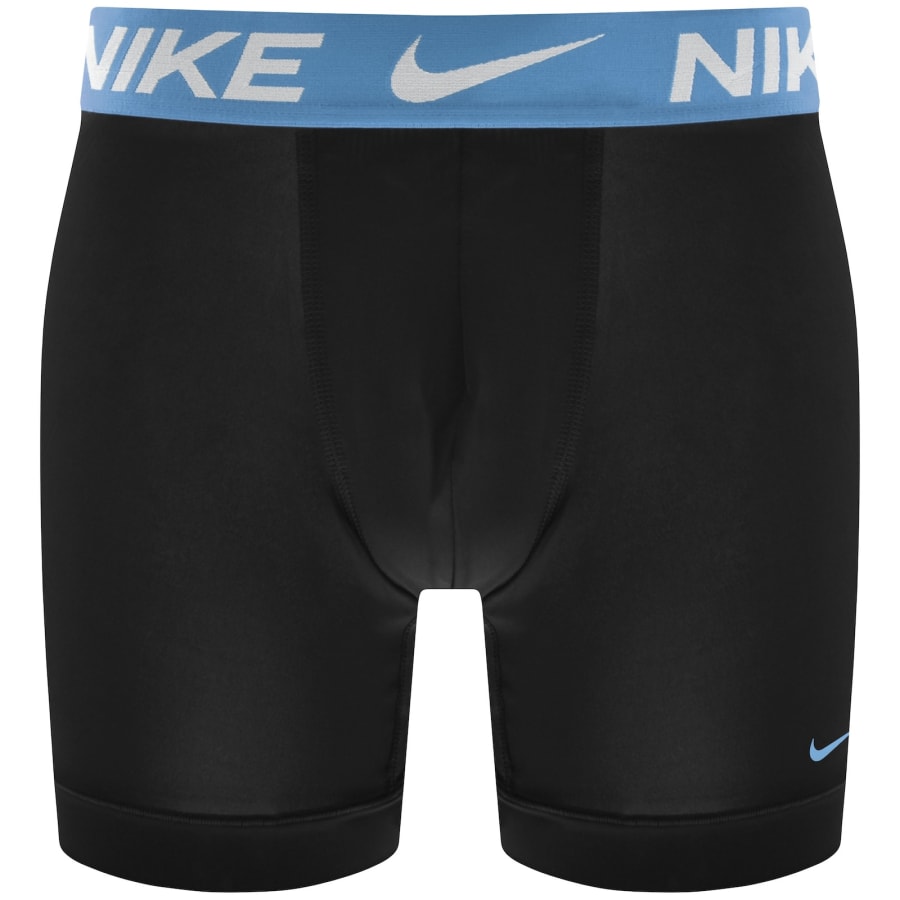 Image number 4 for Nike Essential Micro 3 Pack Boxer Briefs Black