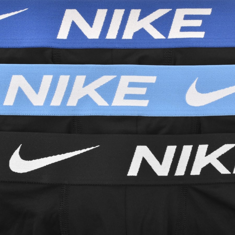 Image number 5 for Nike Essential Micro 3 Pack Boxer Briefs Black