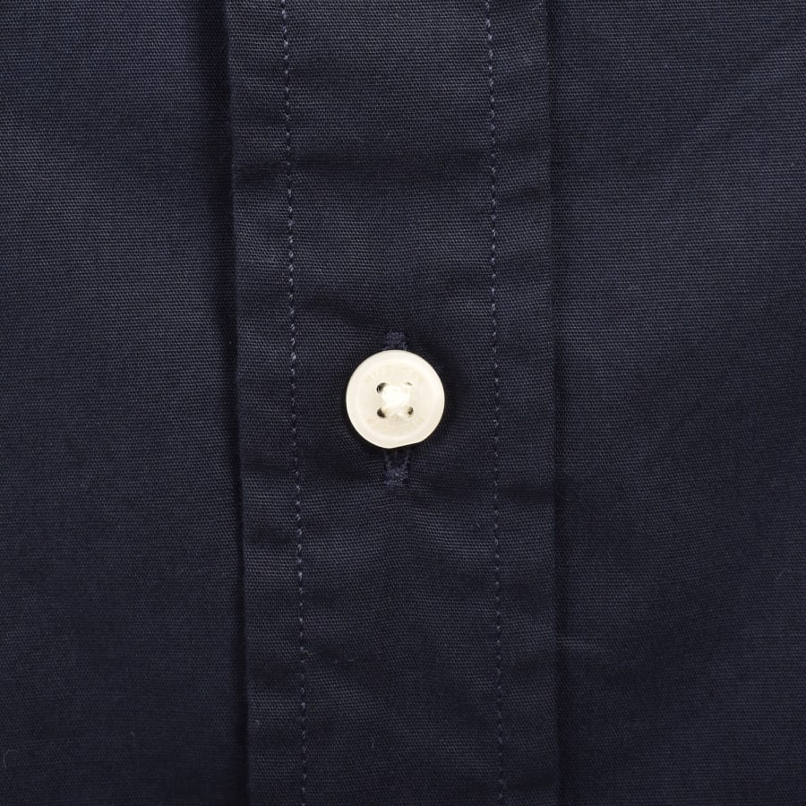 Image number 4 for Tommy Hilfiger Flex Poplin Shirt Navy