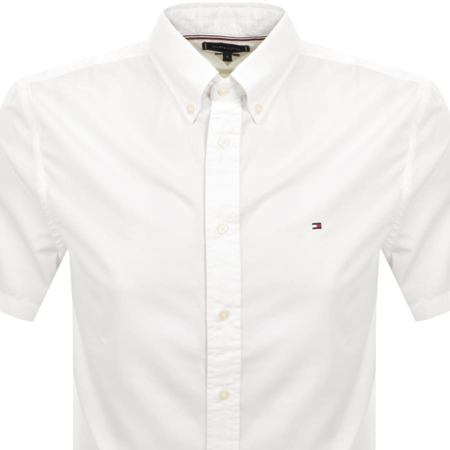 Image number 2 for Tommy Hilfiger Flex Poplin Shirt White