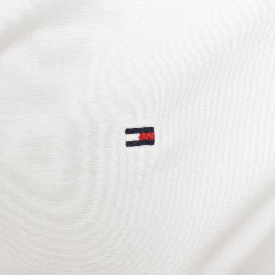 Image number 3 for Tommy Hilfiger Flex Poplin Shirt White