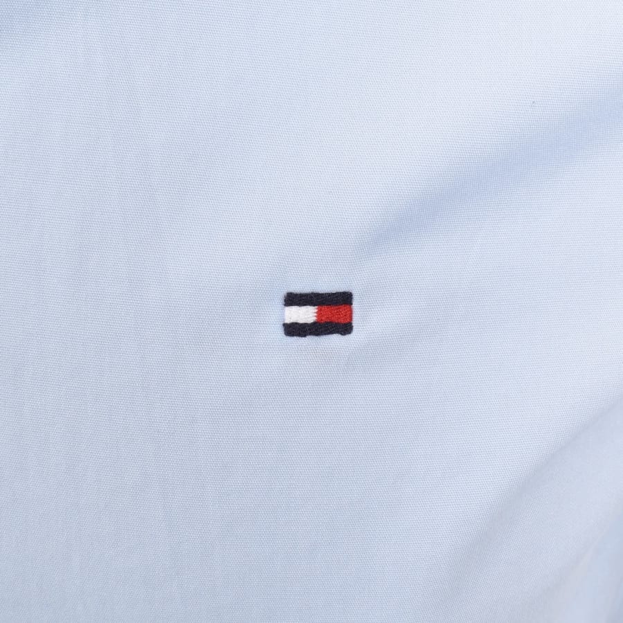 Image number 3 for Tommy Hilfiger Flex Poplin Shirt Blue