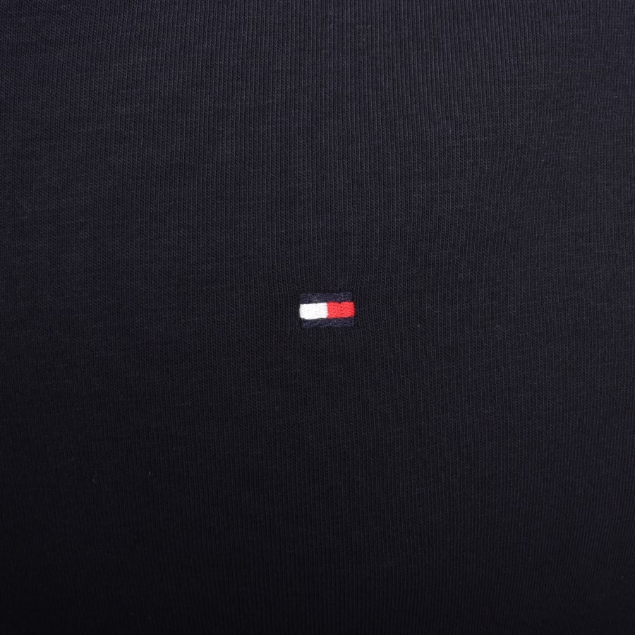 Image number 3 for Tommy Hilfiger Logo Hoodie Navy