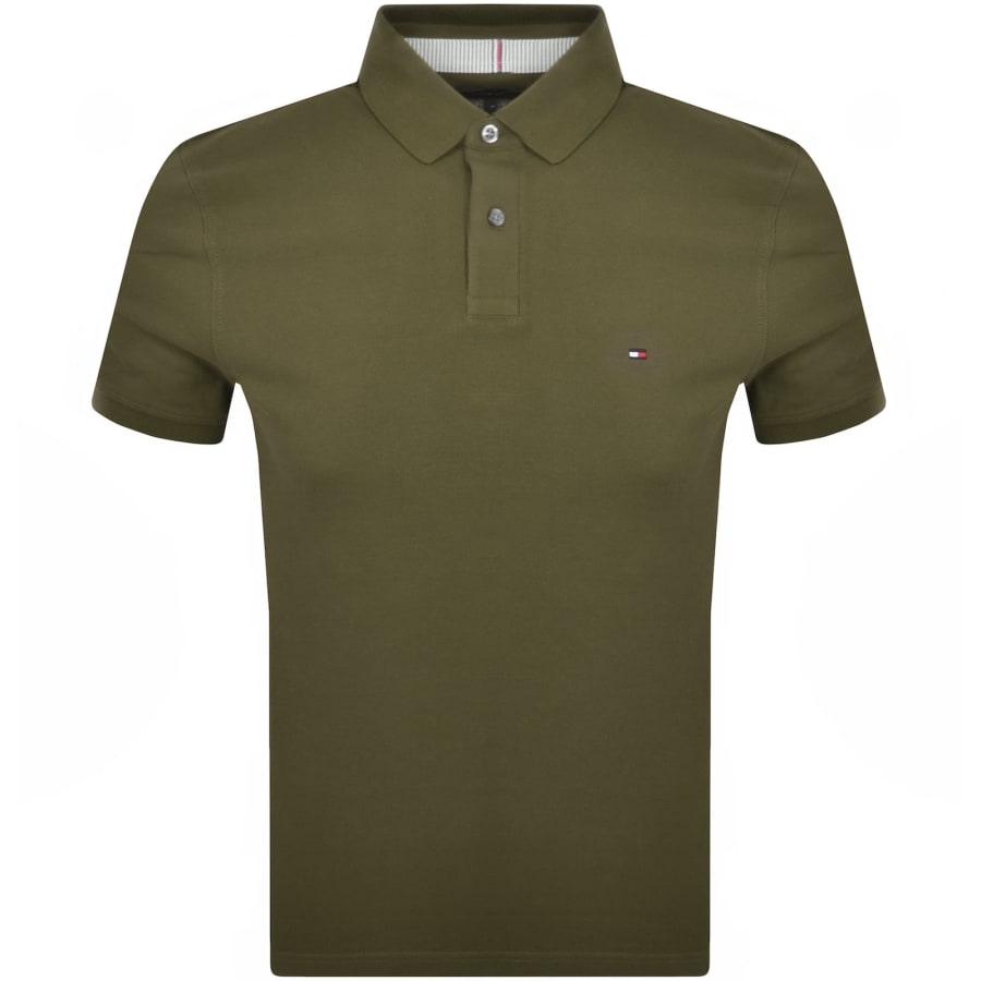 Image number 1 for Tommy Hilfiger Regular Fit 1985 Polo T Shirt Green