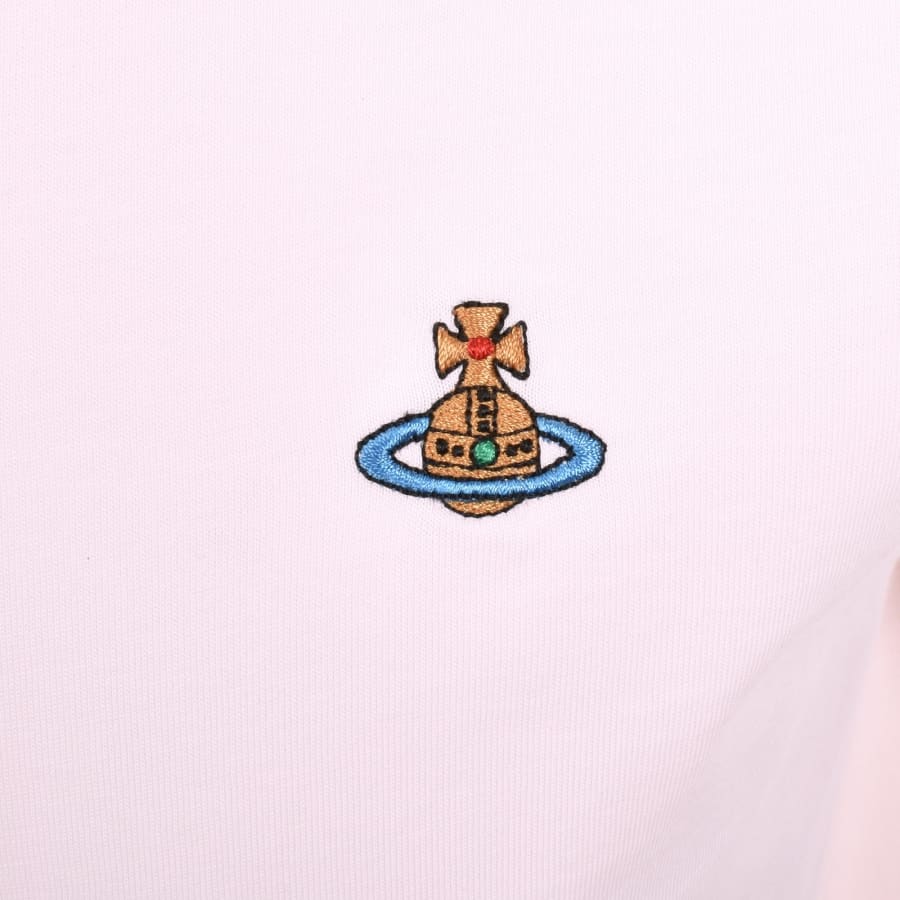 Image number 3 for Vivienne Westwood Classic Logo T Shirt Pink