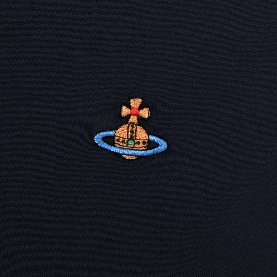 Image number 3 for Vivienne Westwood Classic Logo T Shirt Navy