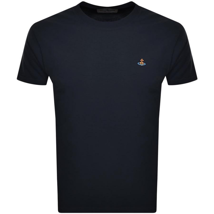 Image number 1 for Vivienne Westwood Classic Logo T Shirt Navy