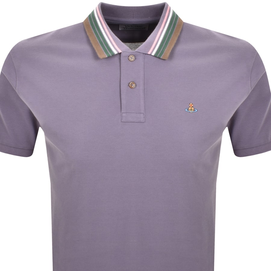 Image number 2 for Vivienne Westwood Classic Polo T Shirt Purple