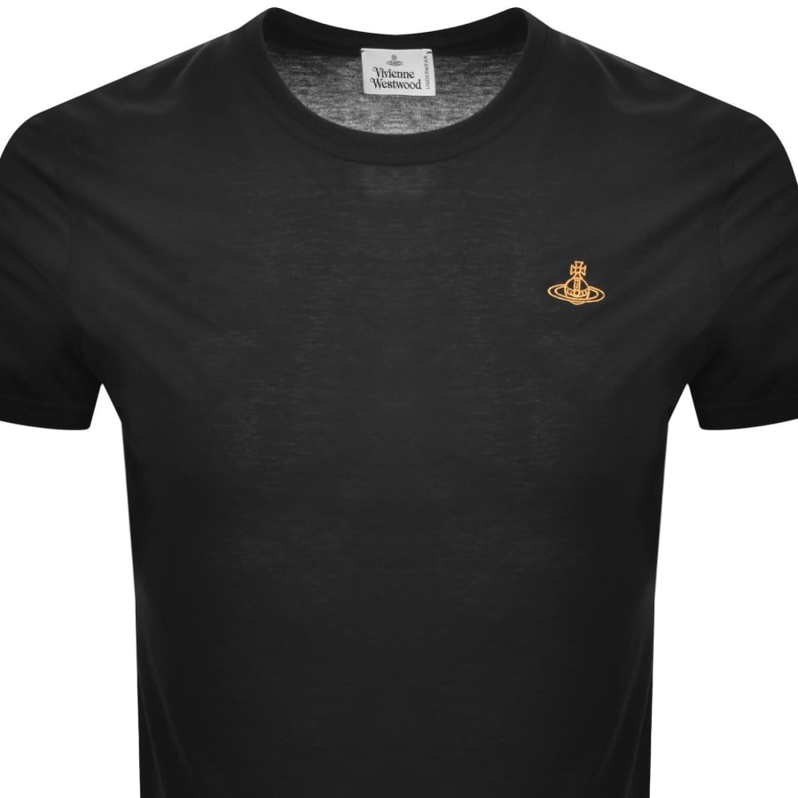 Image number 2 for Vivienne Westwood Logo T Shirt Black