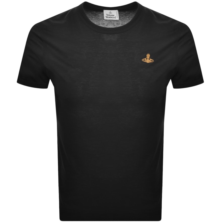 Image number 1 for Vivienne Westwood Logo T Shirt Black