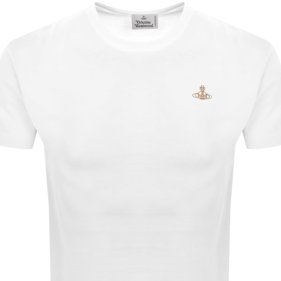 Image number 2 for Vivienne Westwood Logo T Shirt White