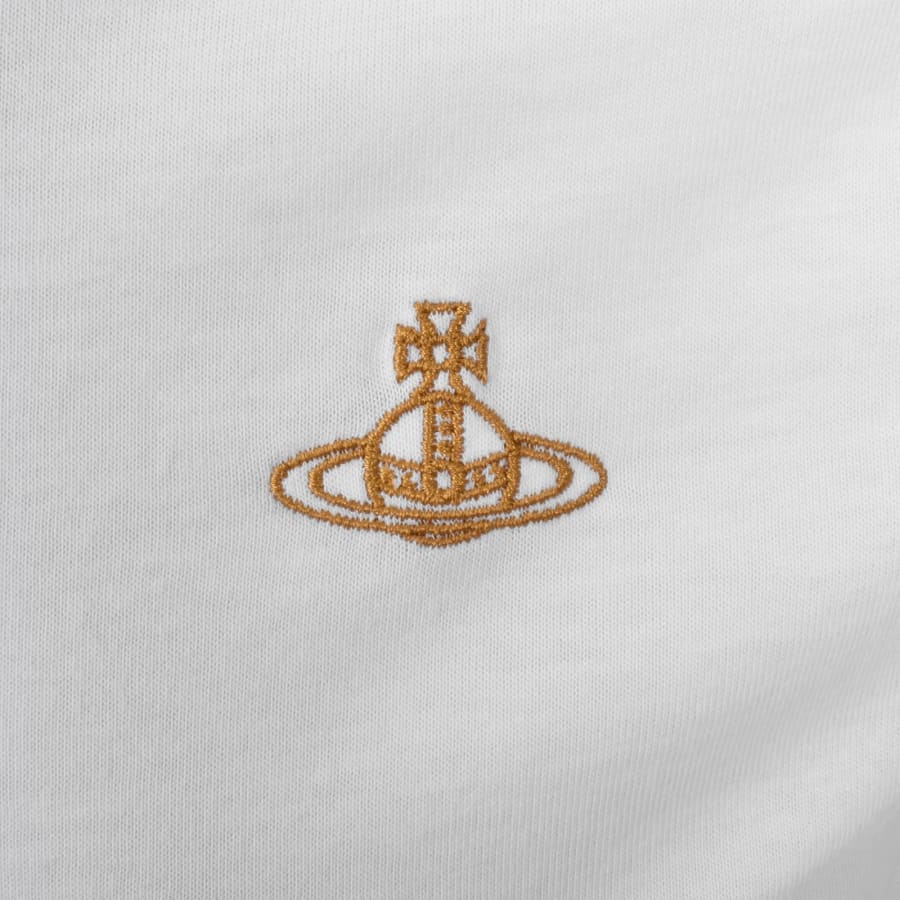 Image number 3 for Vivienne Westwood Logo T Shirt White
