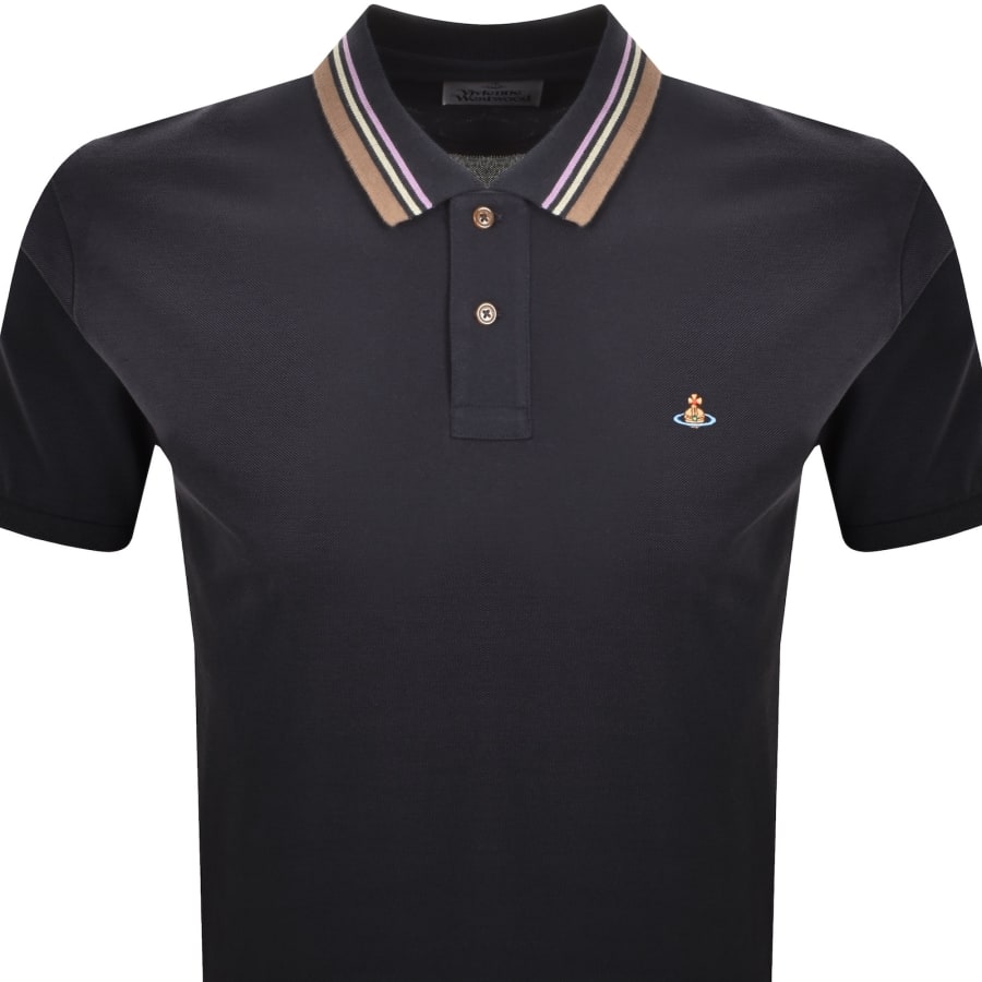 Image number 2 for Vivienne Westwood Classic Polo T Shirt Navy