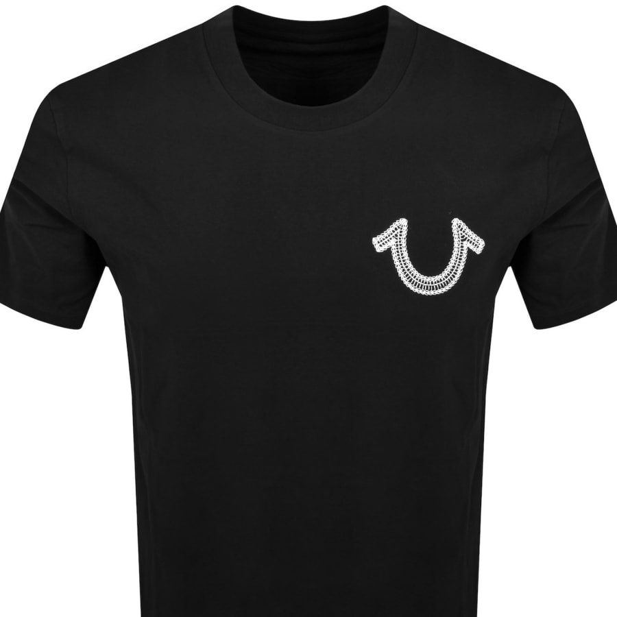 Image number 2 for True Religion Skeleton Horseshoe T Shirt Black