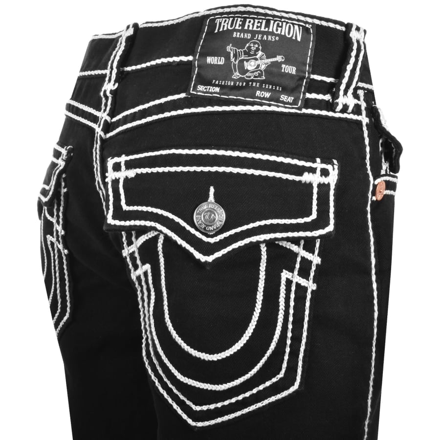 Image number 4 for True Religion Bobby Rope Stitch Shorts Black