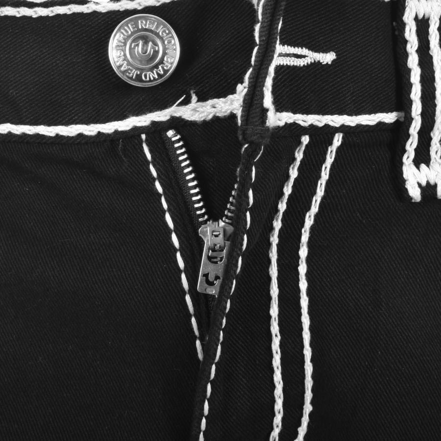 Image number 5 for True Religion Bobby Rope Stitch Shorts Black