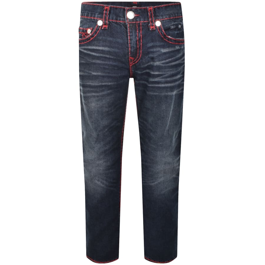 Image number 2 for True Religion Rocco Dark Wash Jeans Blue