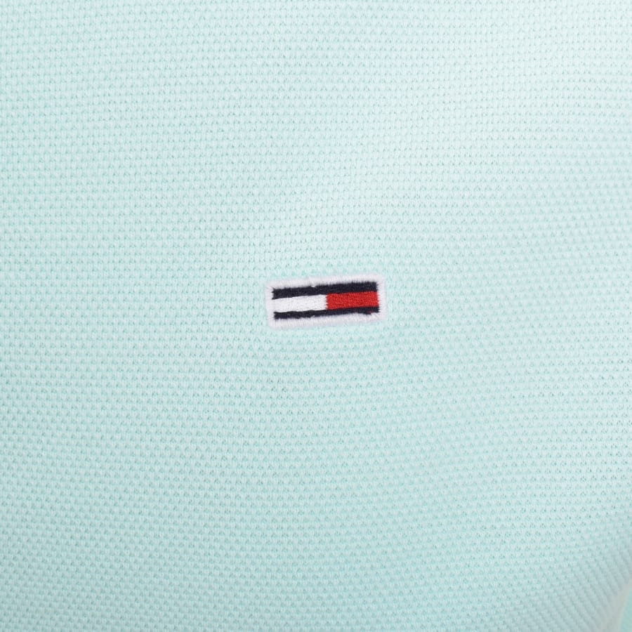 Image number 3 for Tommy Jeans Slim Fit Polo T Shirt Blue