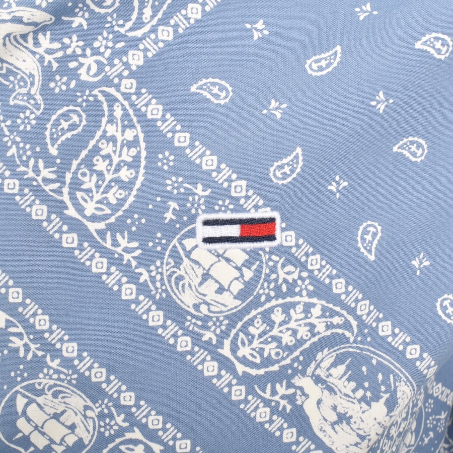 Image number 3 for Tommy Jeans Short Sleeved Shirt Blue